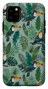 Tropical Toucan Pattern - Phone Case