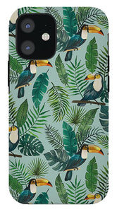 Tropical Toucan Pattern - Phone Case