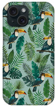 Load image into Gallery viewer, Tropical Toucan Pattern - Phone Case