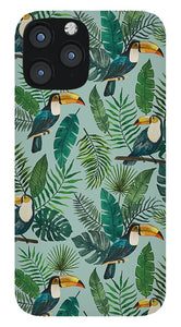 Tropical Toucan Pattern - Phone Case