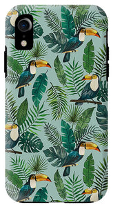 Tropical Toucan Pattern - Phone Case