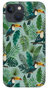 Tropical Toucan Pattern - Phone Case