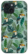 Load image into Gallery viewer, Tropical Toucan Pattern - Phone Case