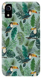 Tropical Toucan Pattern - Phone Case