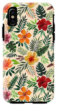 Load image into Gallery viewer, Tropical Watercolor Floral Pattern - Phone Case