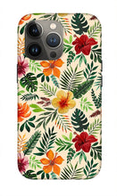 Load image into Gallery viewer, Tropical Watercolor Floral Pattern - Phone Case
