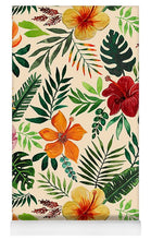 Load image into Gallery viewer, Tropical Watercolor Floral Pattern - Yoga Mat