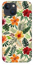 Load image into Gallery viewer, Tropical Watercolor Floral Pattern - Phone Case