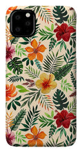Load image into Gallery viewer, Tropical Watercolor Floral Pattern - Phone Case