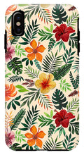 Load image into Gallery viewer, Tropical Watercolor Floral Pattern - Phone Case