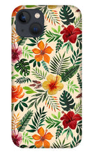 Load image into Gallery viewer, Tropical Watercolor Floral Pattern - Phone Case