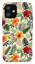 Load image into Gallery viewer, Tropical Watercolor Floral Pattern - Phone Case