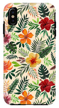 Load image into Gallery viewer, Tropical Watercolor Floral Pattern - Phone Case