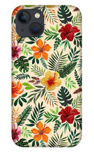 Load image into Gallery viewer, Tropical Watercolor Floral Pattern - Phone Case