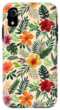 Load image into Gallery viewer, Tropical Watercolor Floral Pattern - Phone Case