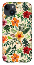 Load image into Gallery viewer, Tropical Watercolor Floral Pattern - Phone Case
