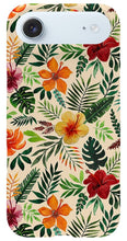 Load image into Gallery viewer, Tropical Watercolor Floral Pattern - Phone Case