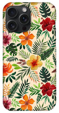 Load image into Gallery viewer, Tropical Watercolor Floral Pattern - Phone Case