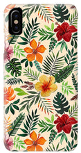 Load image into Gallery viewer, Tropical Watercolor Floral Pattern - Phone Case