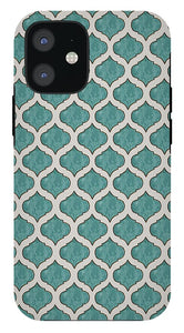 Turquoise Tile Pattern - Phone Case