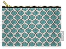 Load image into Gallery viewer, Turquoise Tile Pattern - Zip Pouch