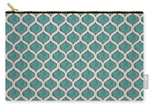 Load image into Gallery viewer, Turquoise Tile Pattern - Zip Pouch