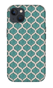 Turquoise Tile Pattern - Phone Case