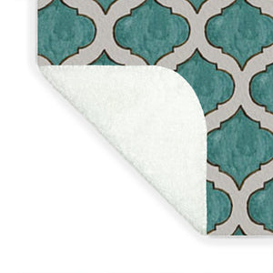 Turquoise Tile Pattern - Blanket