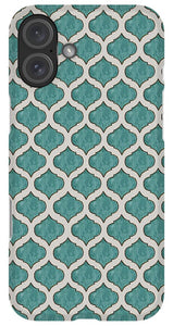 Turquoise Tile Pattern - Phone Case