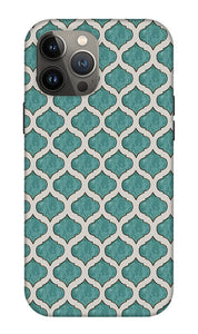 Turquoise Tile Pattern - Phone Case