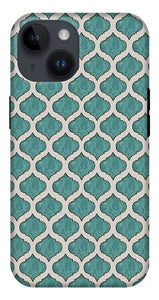 Turquoise Tile Pattern - Phone Case