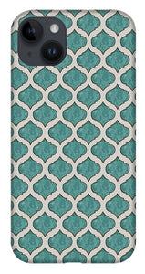 Turquoise Tile Pattern - Phone Case
