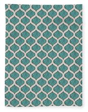Load image into Gallery viewer, Turquoise Tile Pattern - Blanket