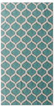 Load image into Gallery viewer, Turquoise Tile Pattern - Beach Towel