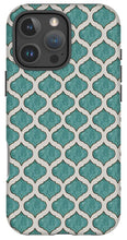Load image into Gallery viewer, Turquoise Tile Pattern - Phone Case