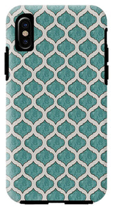 Turquoise Tile Pattern - Phone Case