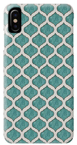 Turquoise Tile Pattern - Phone Case