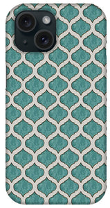 Turquoise Tile Pattern - Phone Case