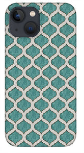 Turquoise Tile Pattern - Phone Case