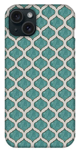 Turquoise Tile Pattern - Phone Case