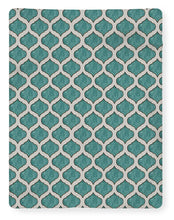 Load image into Gallery viewer, Turquoise Tile Pattern - Blanket
