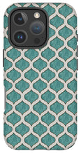 Load image into Gallery viewer, Turquoise Tile Pattern - Phone Case