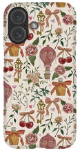 Load image into Gallery viewer, Vintage Valentine's Pattern - Phone Case