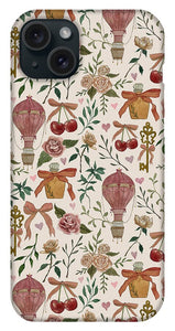 Vintage Valentine's Pattern - Phone Case