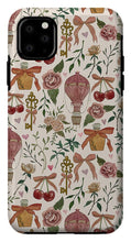 Load image into Gallery viewer, Vintage Valentine's Pattern - Phone Case