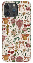 Load image into Gallery viewer, Vintage Valentine's Pattern - Phone Case