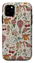 Load image into Gallery viewer, Vintage Valentine's Pattern - Phone Case