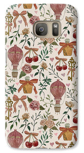 Vintage Valentine's Pattern - Phone Case