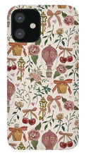 Load image into Gallery viewer, Vintage Valentine's Pattern - Phone Case