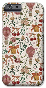 Vintage Valentine's Pattern - Phone Case